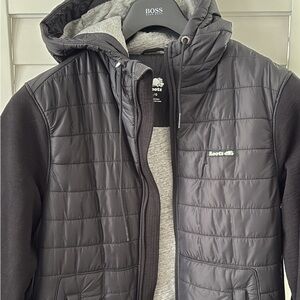Roots Men's Charcoal Light Puffer Jacket